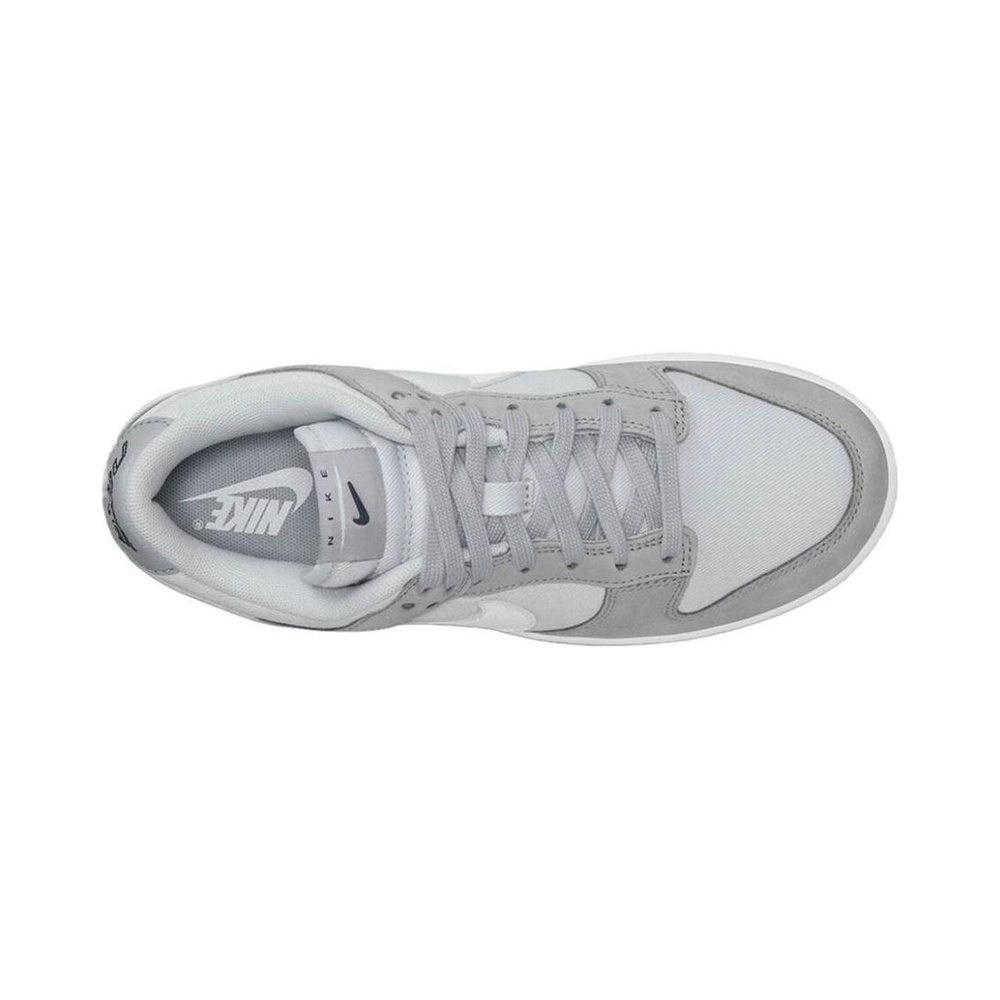 Nike Dunk Low 'White / Metallic Silver / Black' Женские