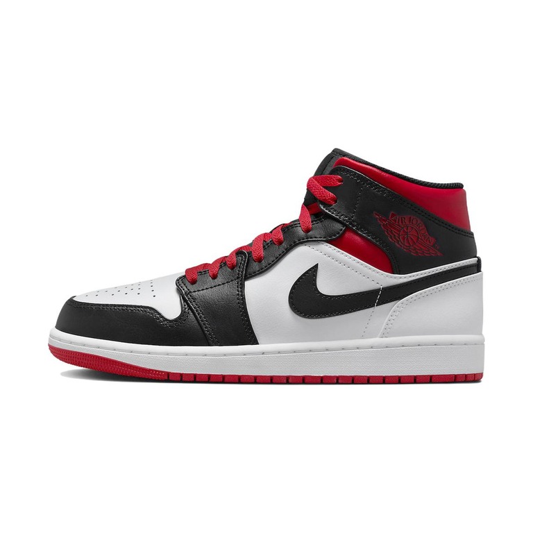 Air Jordan 1 Mid 'True Red White Court Purple Black' Мужские