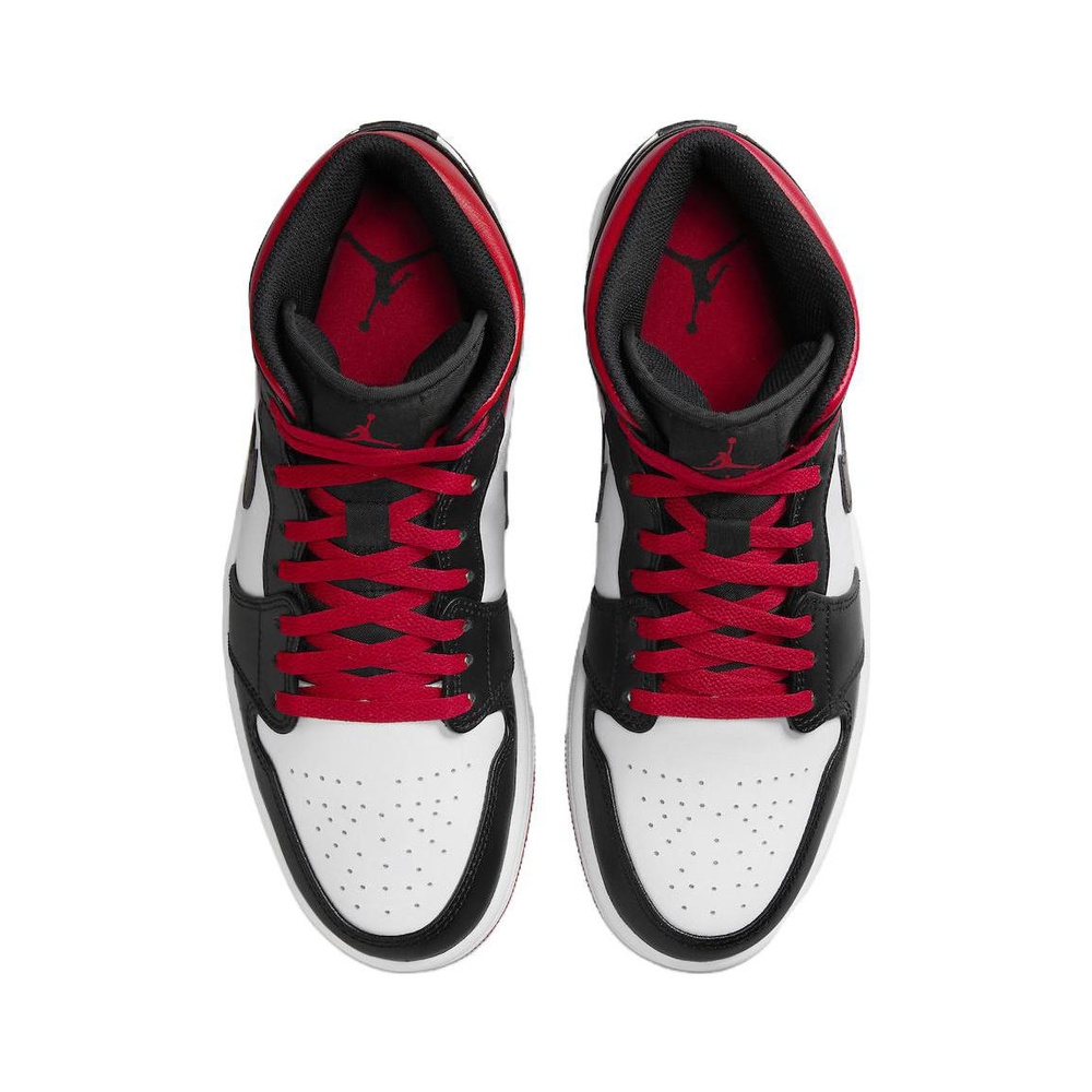 Air Jordan 1 Mid 'True Red White Court Purple Black' Мужские