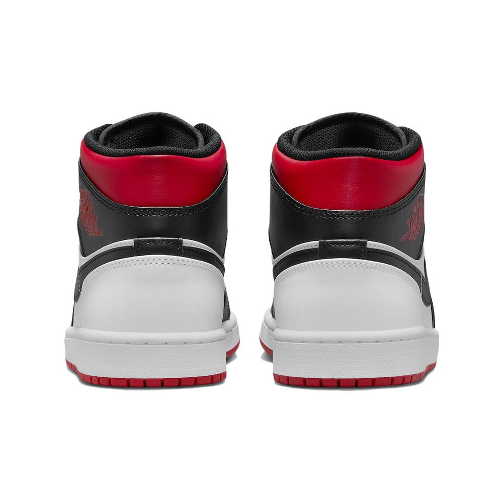 Air Jordan 1 Mid 'True Red White Court Purple Black' Мужские
