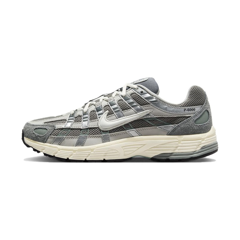 Nike P-6000 'Grey Fog Metallic Silver Sail Malachite' Мужские