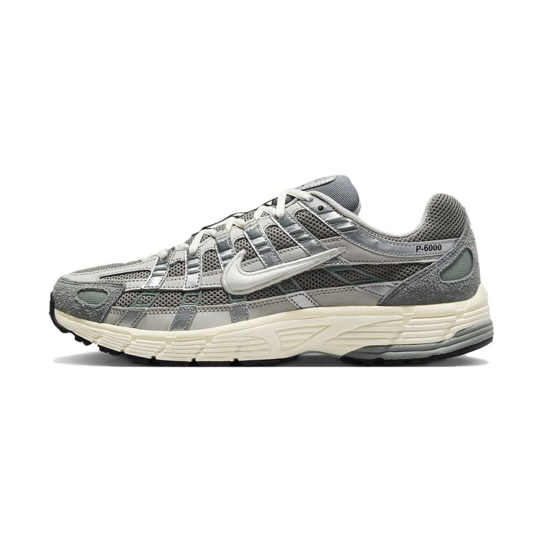 Nike P-6000 'Grey Fog Metallic Silver Sail Malachite' Мужские