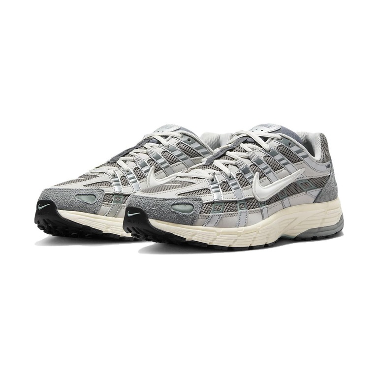 Nike P-6000 'Grey Fog Metallic Silver Sail Malachite' Мужские