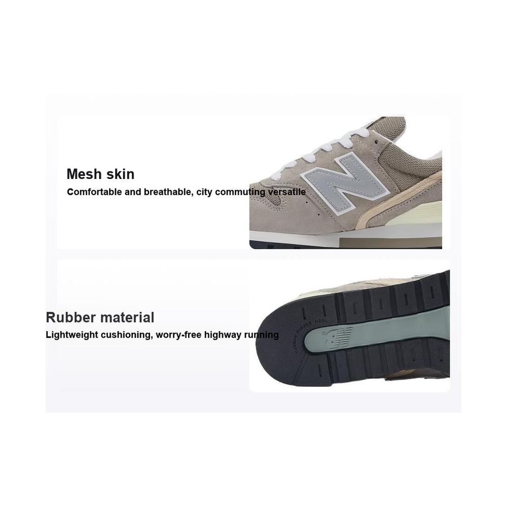New Balance 996 'Made In Usa Grey Silver' Мужские