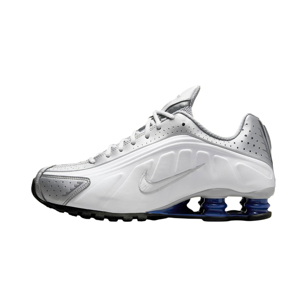 White / Metallic Silver / Deep Royal Blue / White