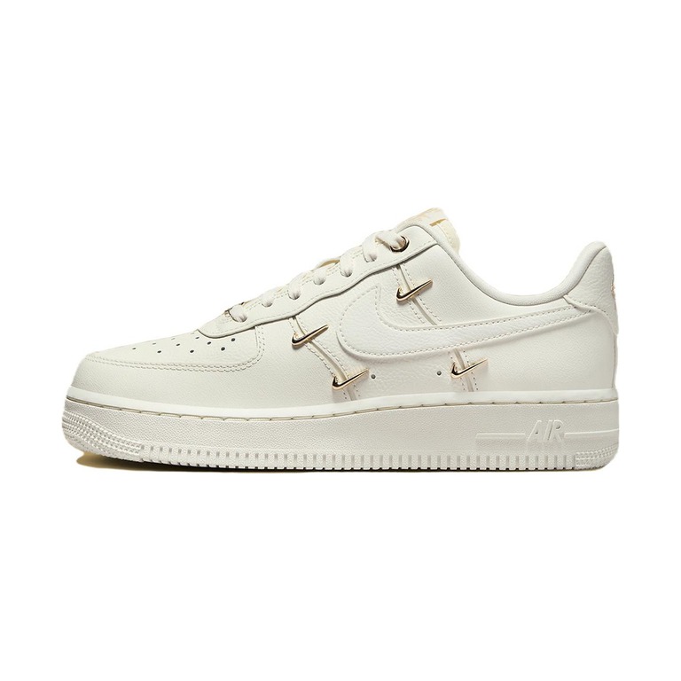 Nike Air Force 1 'White / Pure Platinum / Metallic Silver / Dark Obsidian' Женские