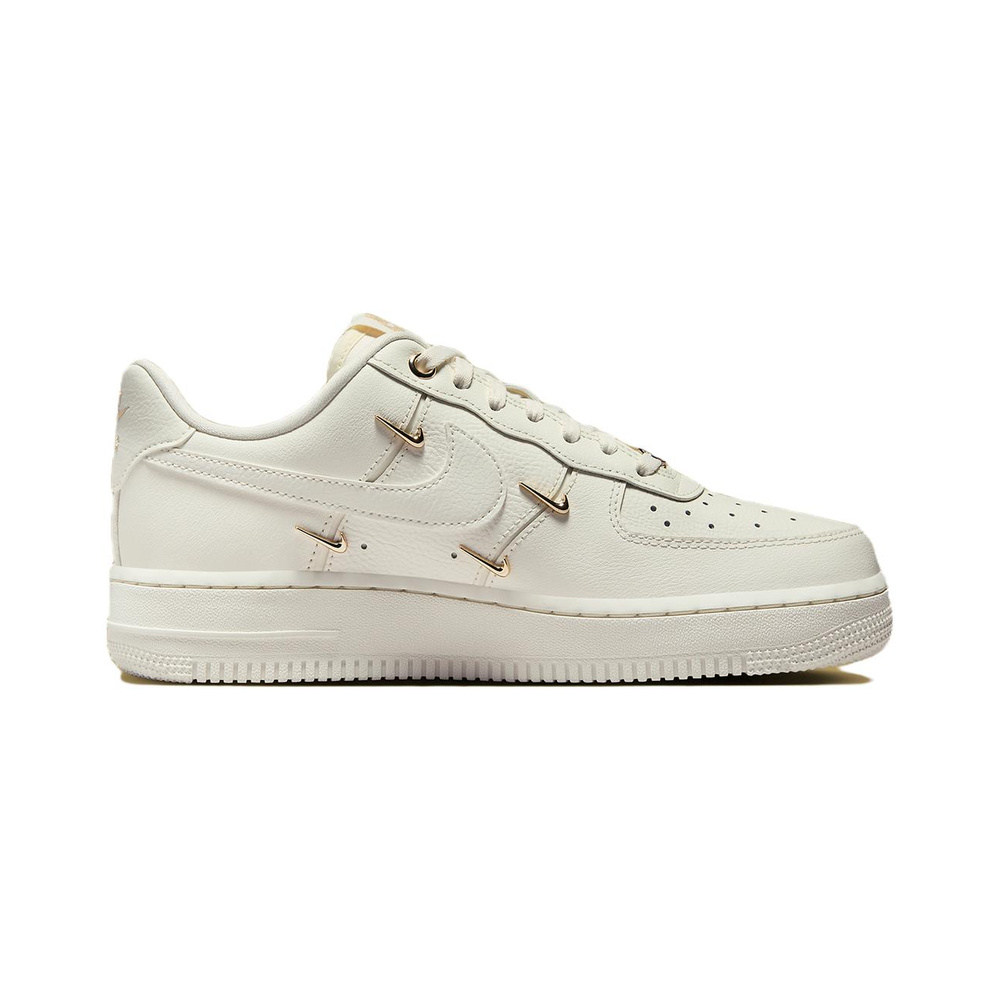 Nike Air Force 1 'White / Pure Platinum / Metallic Silver / Dark Obsidian' Женские