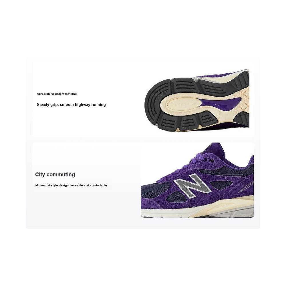 New Balance 990 V4 'Made In Usa Teddy Santis Plum Purple' Мужские