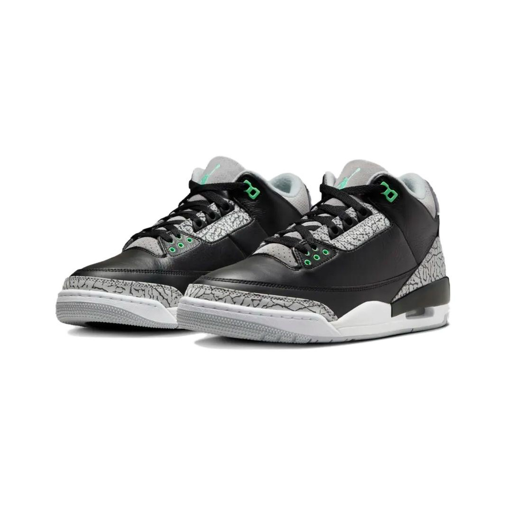 Air Jordan 3 'Dark Grey Heather / Sail' Мужские