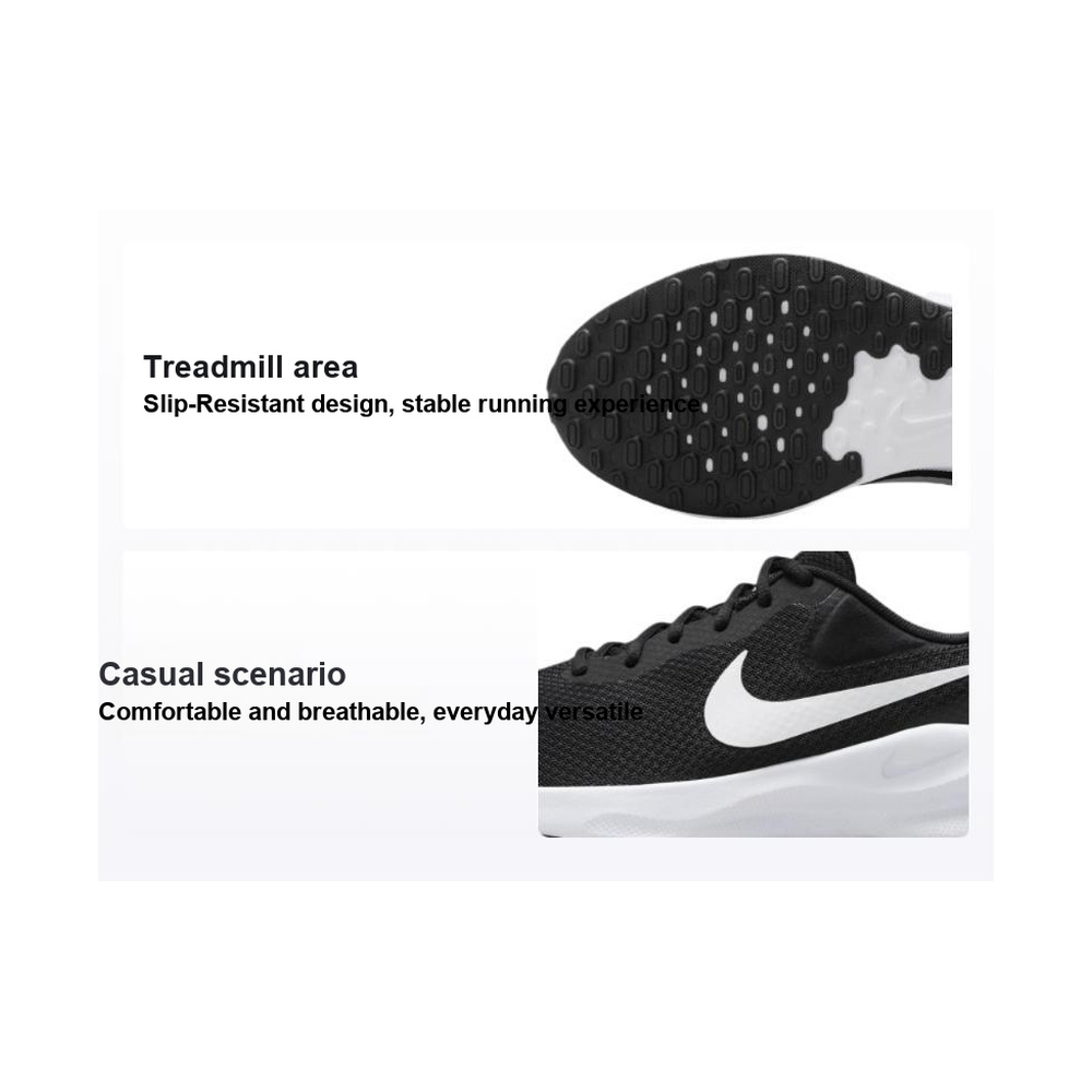 Nike Revolution 7 'Road Running Black White' Мужские