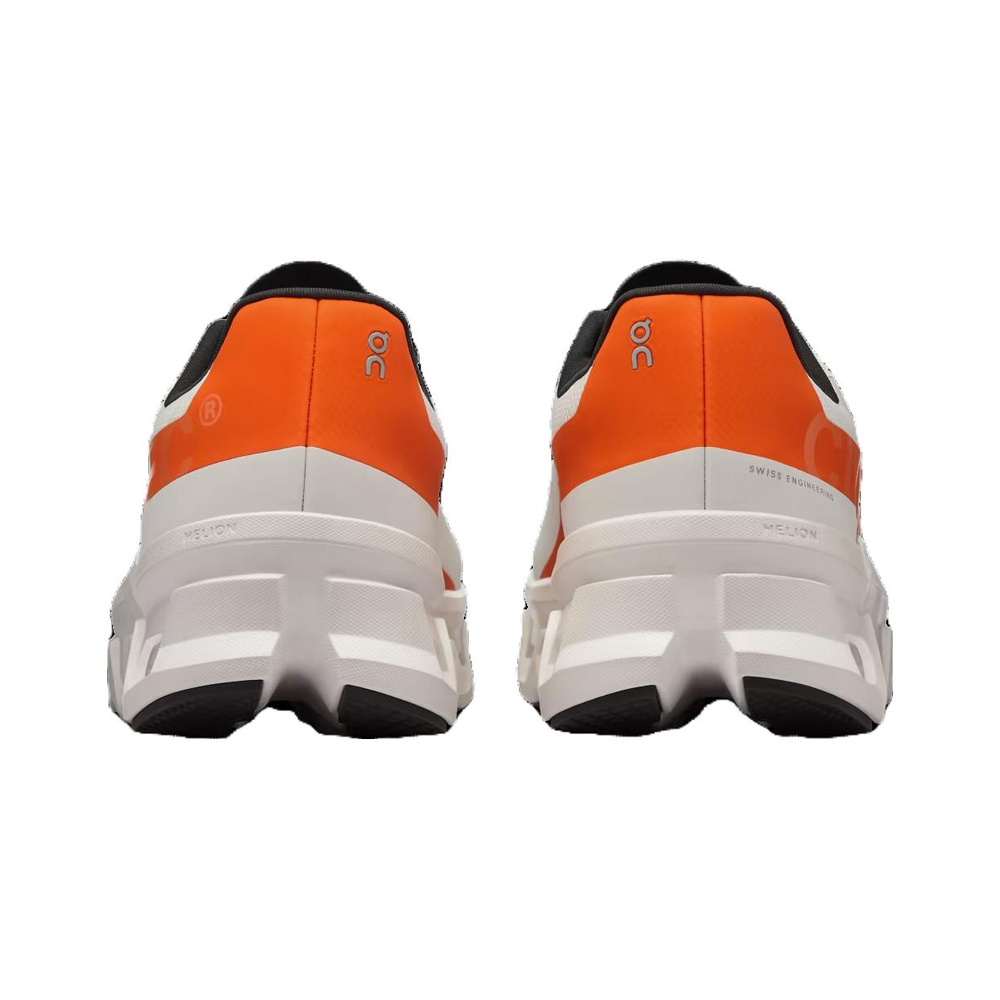 On Cloudmonster 'White Orange' Мужские