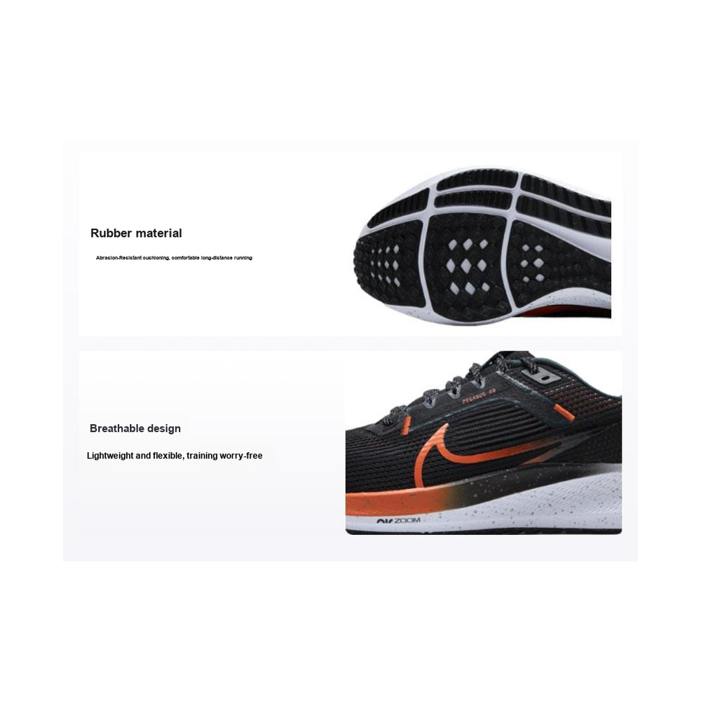 Nike Air Zoom Pegasus 40 'Light Bone / Metallic Dark Grey / Black' Мужские