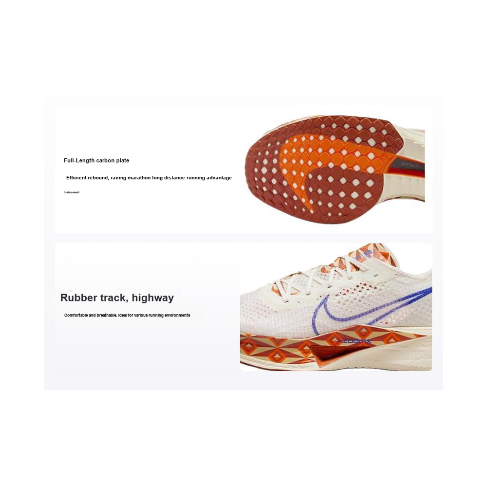 Nike Zoomx Vaporfly 'Sail / Gum Yellow / Black / Sail' Мужские