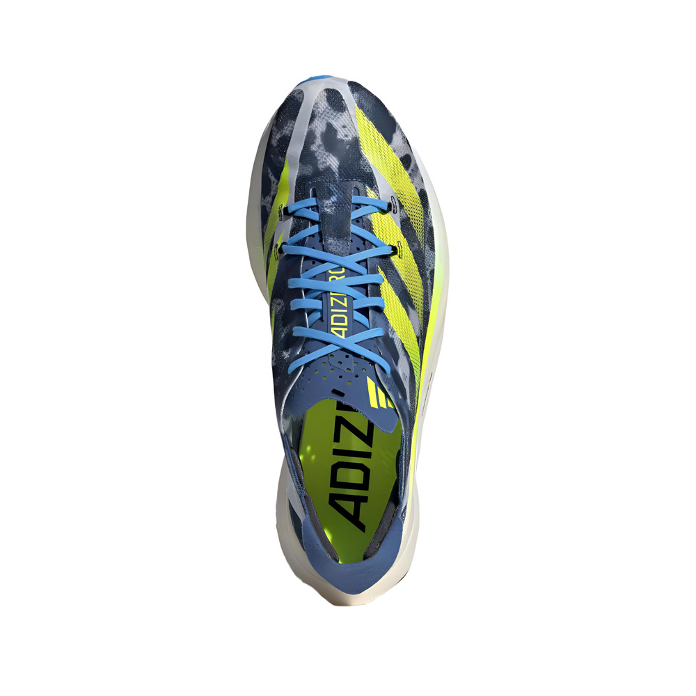 Adidas Adizero Adios 'White Yellow Blue' Мужские