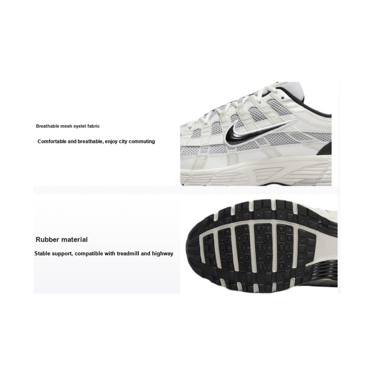 Nike P 6000 'Light Smoke Grey / Photon Dust / Hyper Crimson / Chrome' Мужские