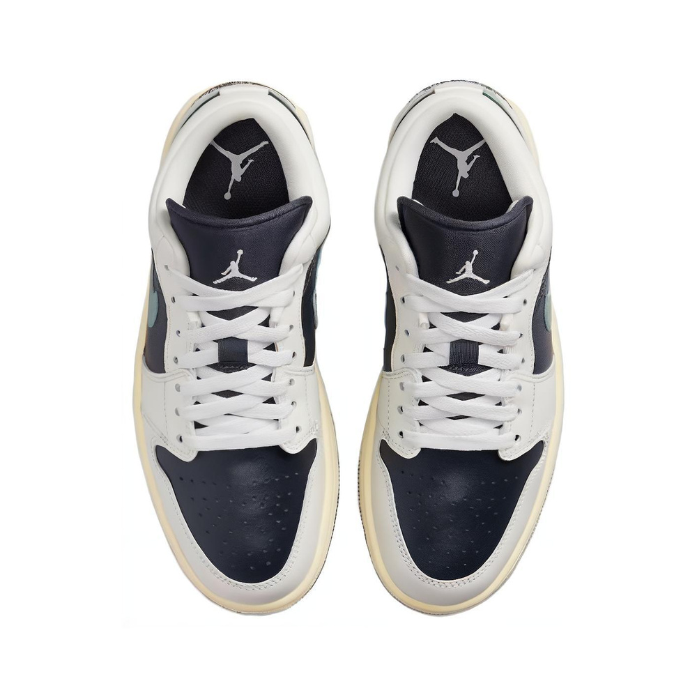 Air Jordan 1 'White / Work Blue / Wolf Grey' Женские