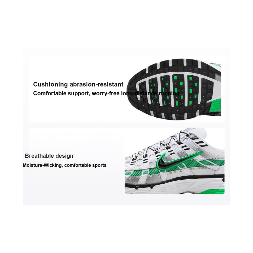 Nike P 6000 'White / Metallic Cool Grey / Cool Grey / Black' Мужские
