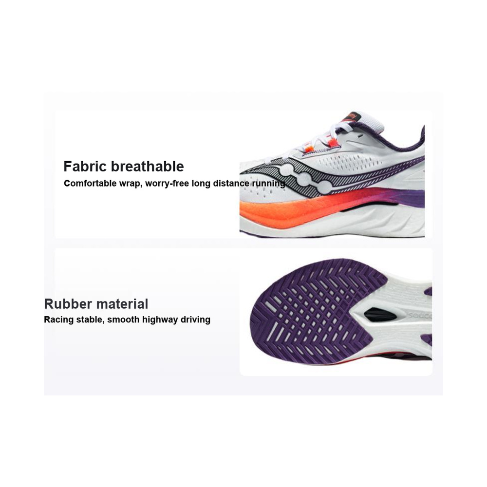 Saucony Endorphin Speed 4 'White Viziorange' Мужские