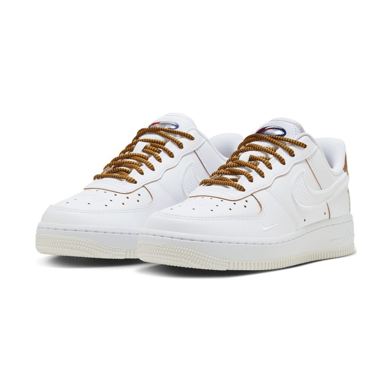 Nike Air Force 1 'White / Metallic Silver' Женские