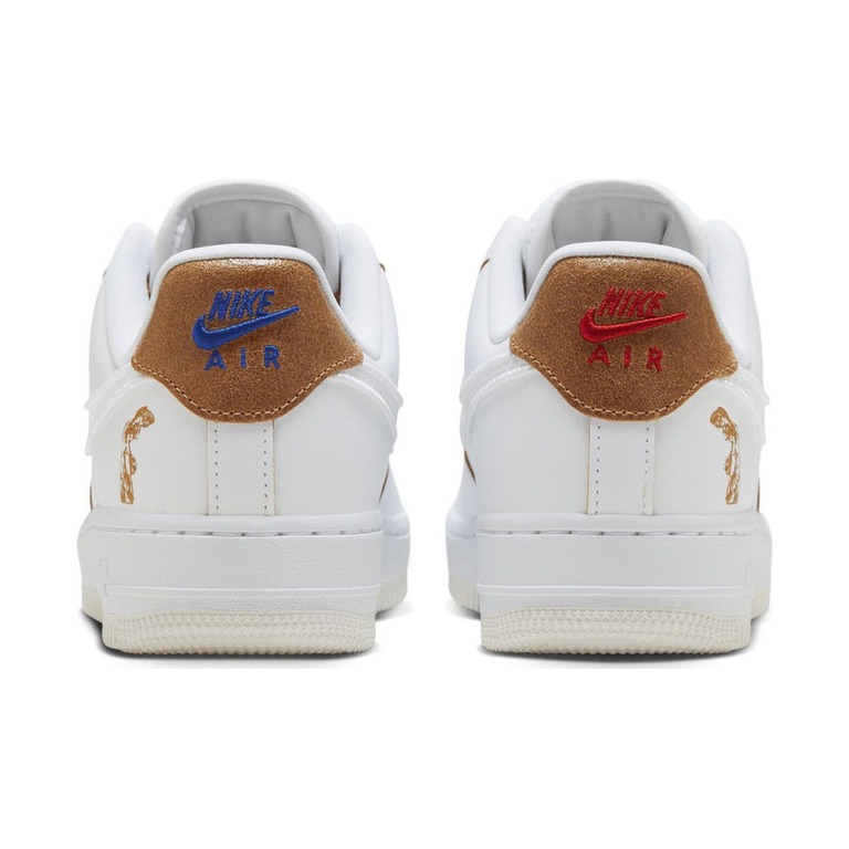 Nike Air Force 1 'White / Metallic Silver' Женские
