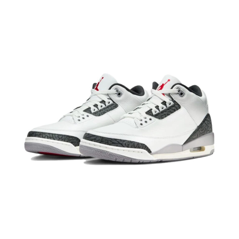 Air Jordan 3 'White / Gum Light Brown / Blue Beyond' Мужские