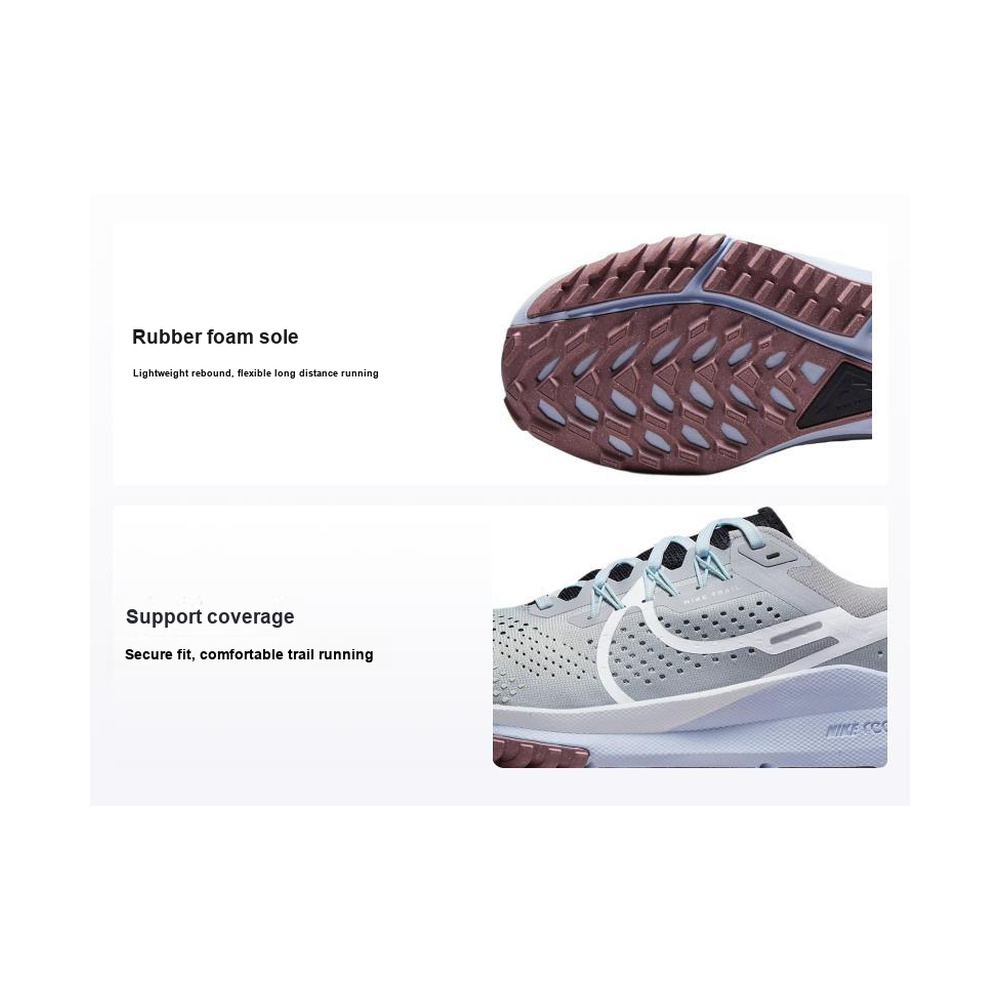 Nike Pegasus Trail 4 'White / Dark Smoke Grey / Metallic Dark Grey / Black' Женские