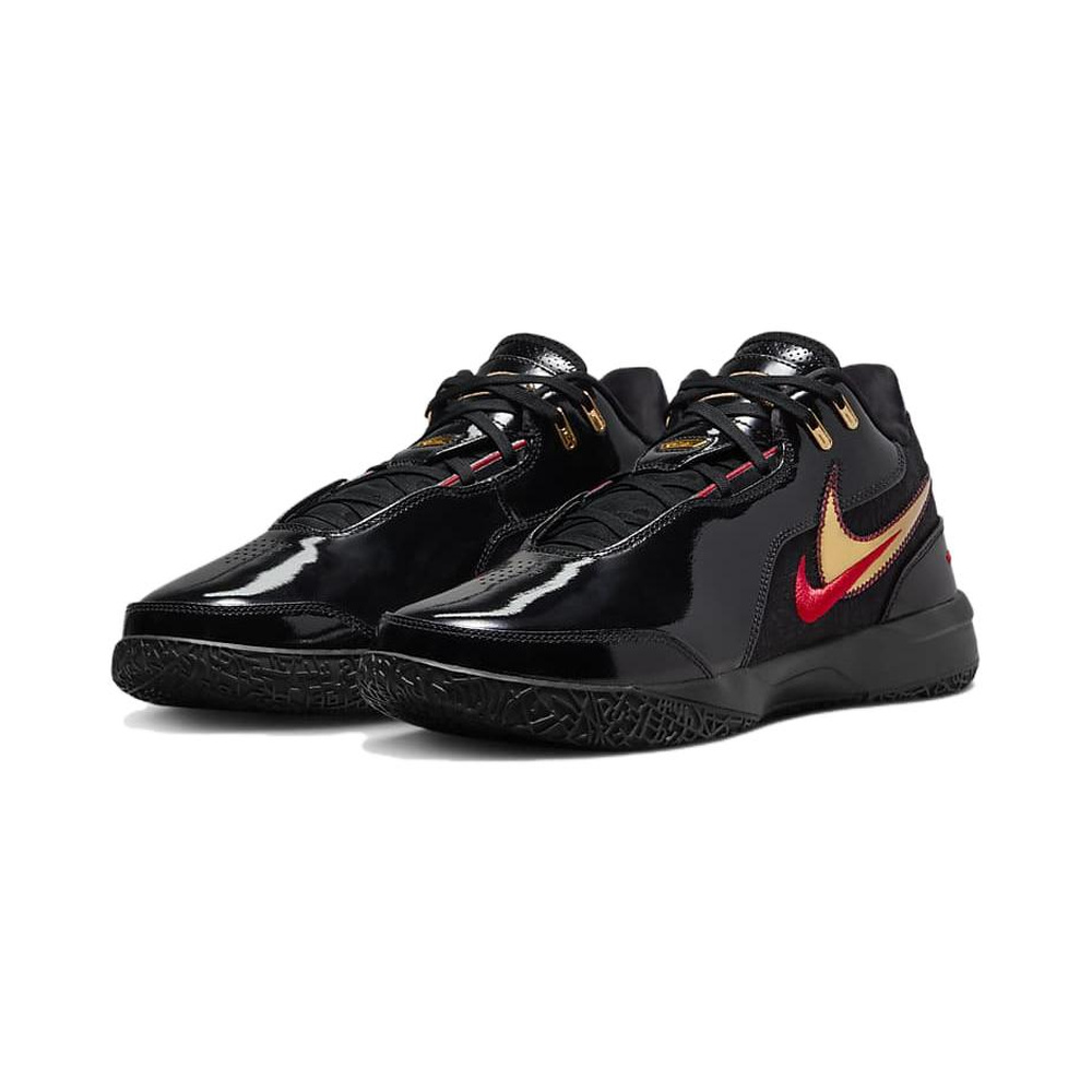 Nike Lebron Nxxt Gen 'Black / Hyper Crimson / White / Chrome' Мужские