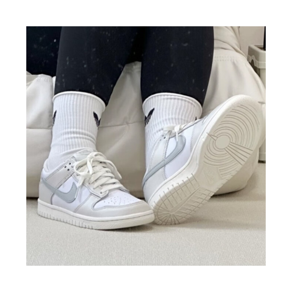 Nike Dunk Low 'White / Persian Violet / Stadium Green / White' Унисекс