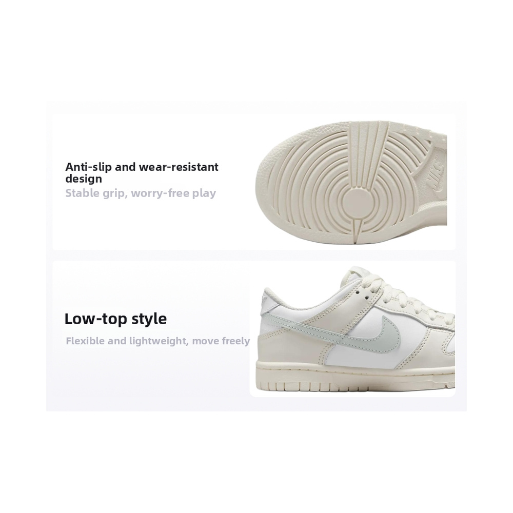 Nike Dunk Low 'White / Persian Violet / Stadium Green / White' Унисекс