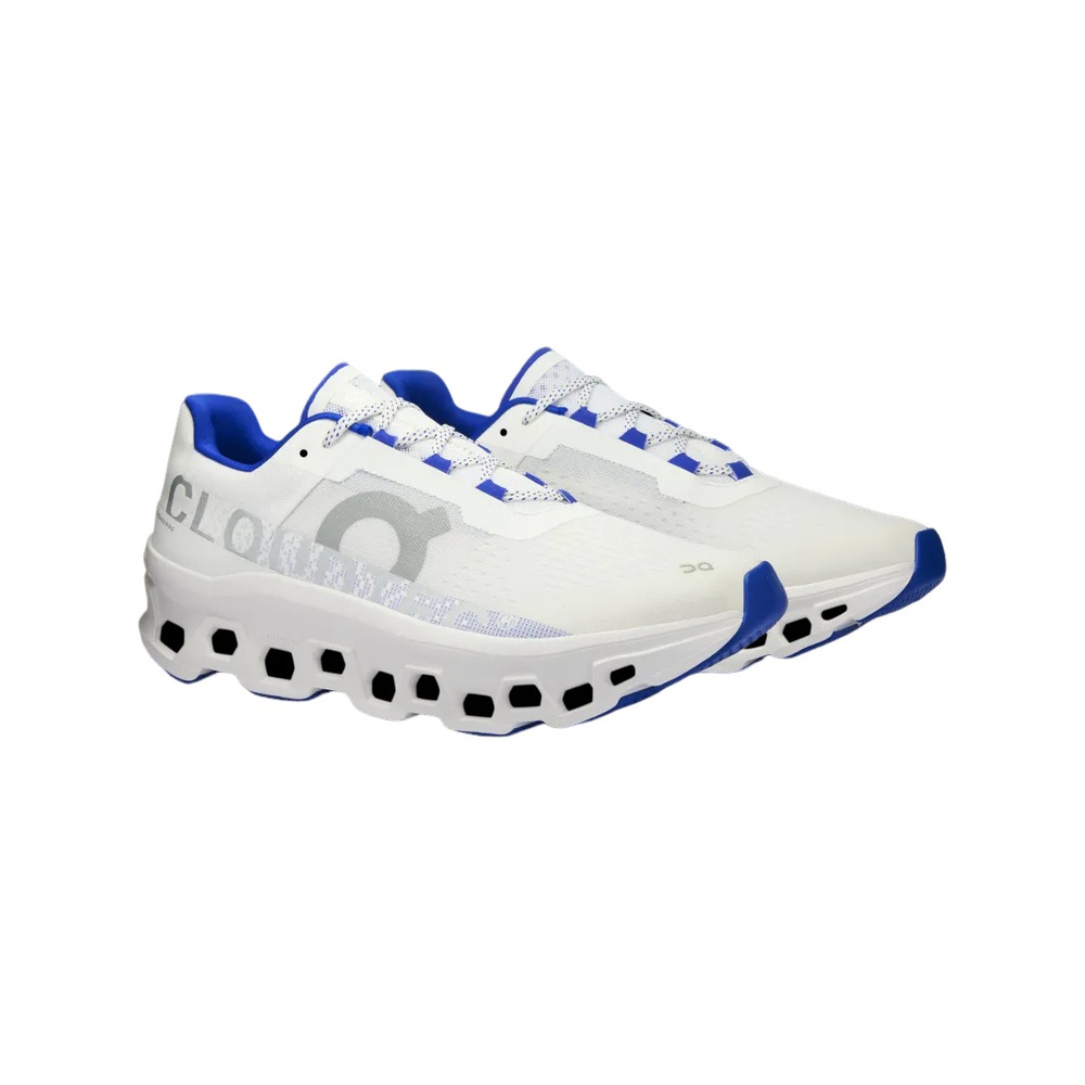 On Cloudmonster 'White / Indigo' Мужские