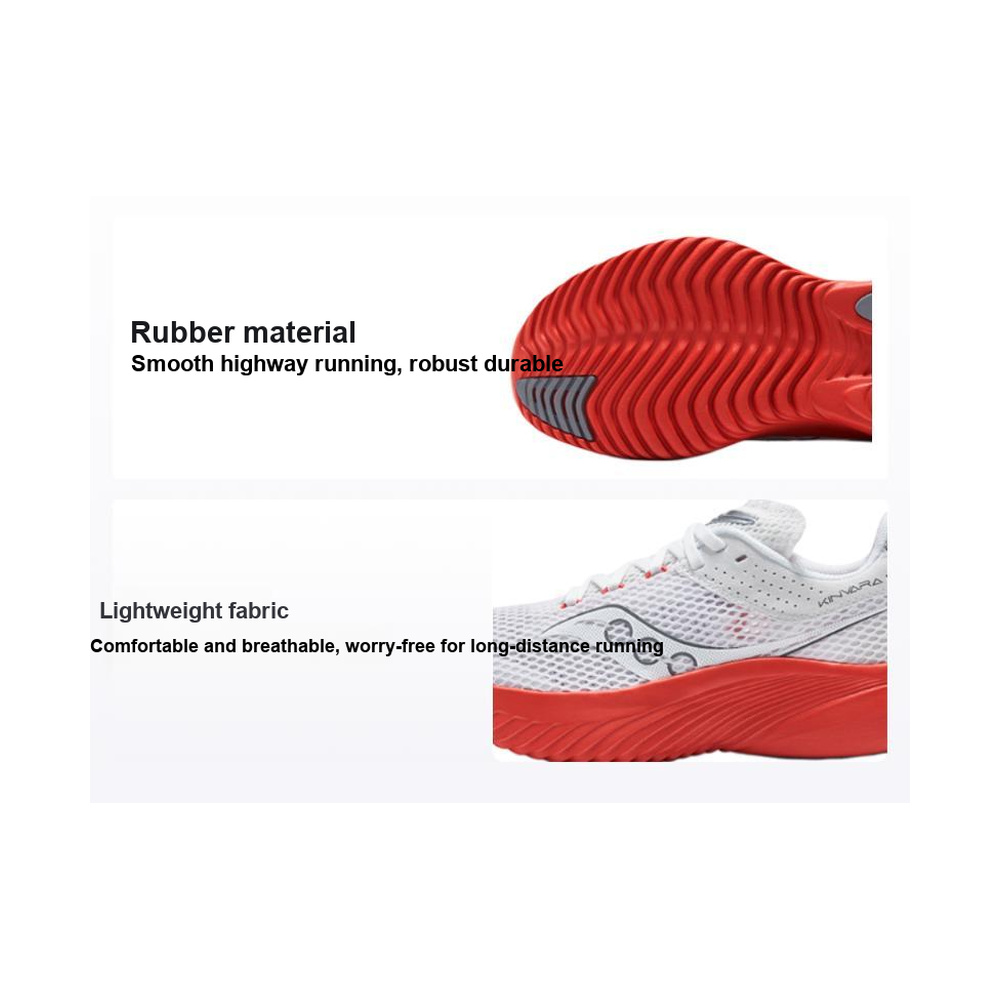 Saucony Kinvara 'White Red' Женские
