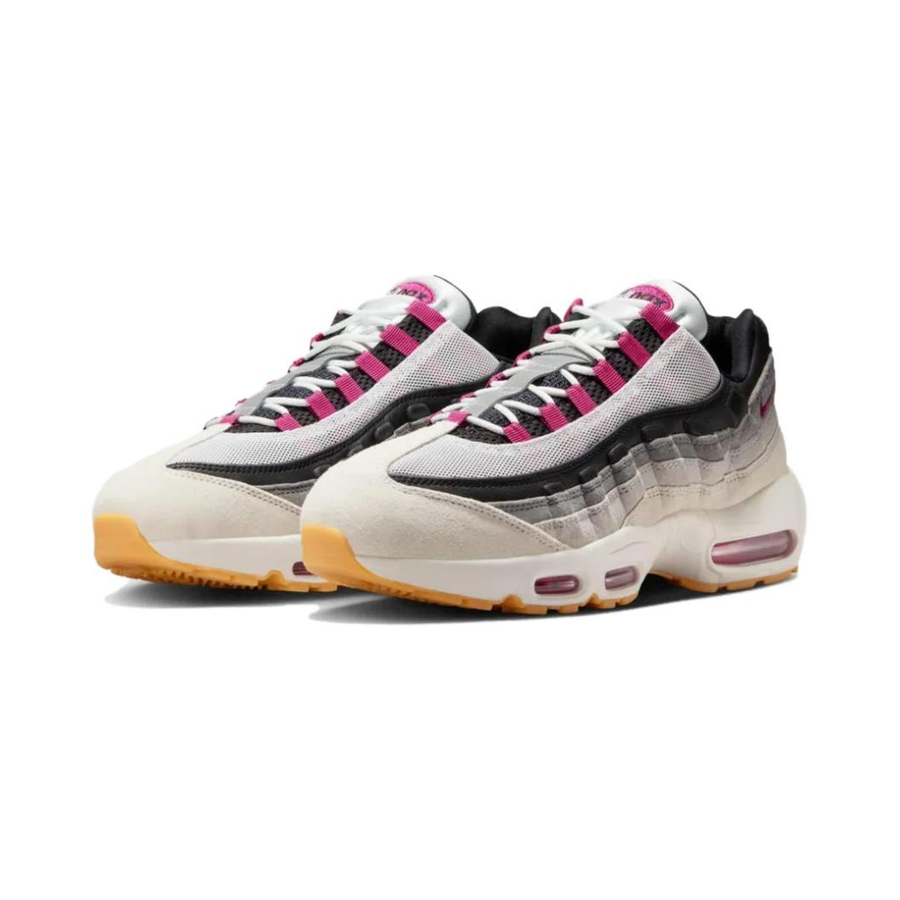 Nike Air Max 95 'White / Light Smoke Grey / Metallic Silver' Мужские