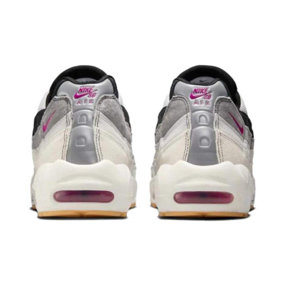 Nike Air Max 95 'White / Light Smoke Grey / Metallic Silver' Мужские
