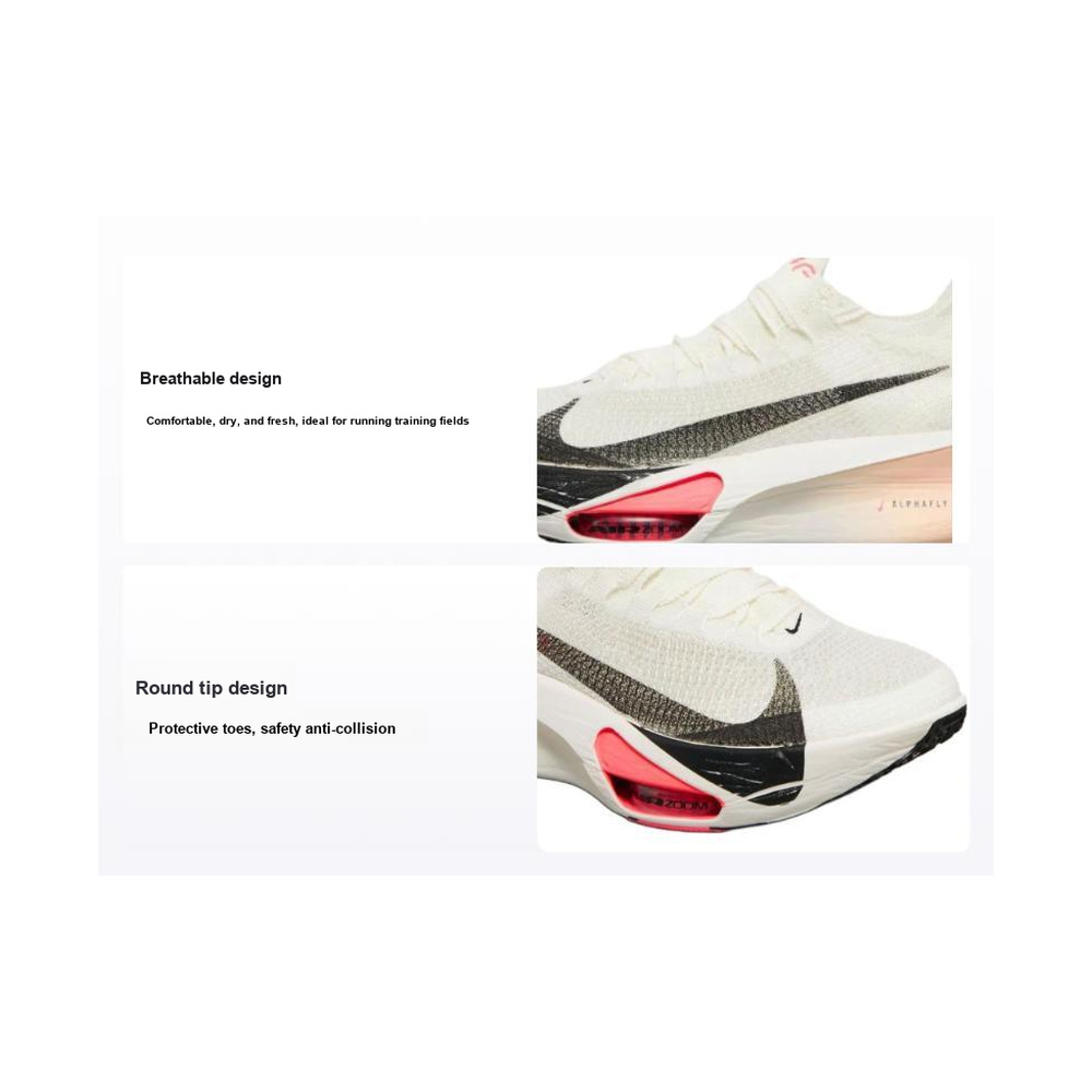 Nike Alphafly 3 'White / Mineral Slate / Hyper Pink / Black' Мужские