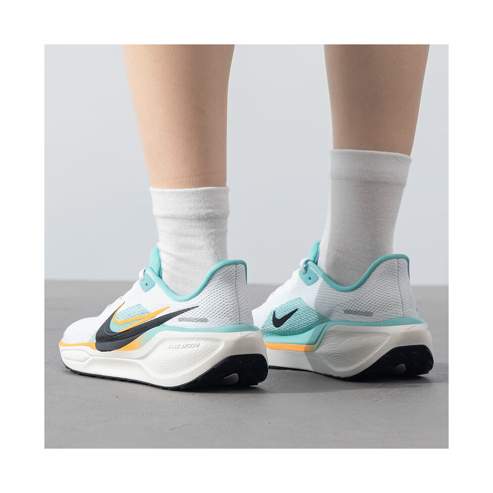 Nike Pegasus 41 'White / Pure Platinum / Metallic Silver / Dark Obsidian' Детские
