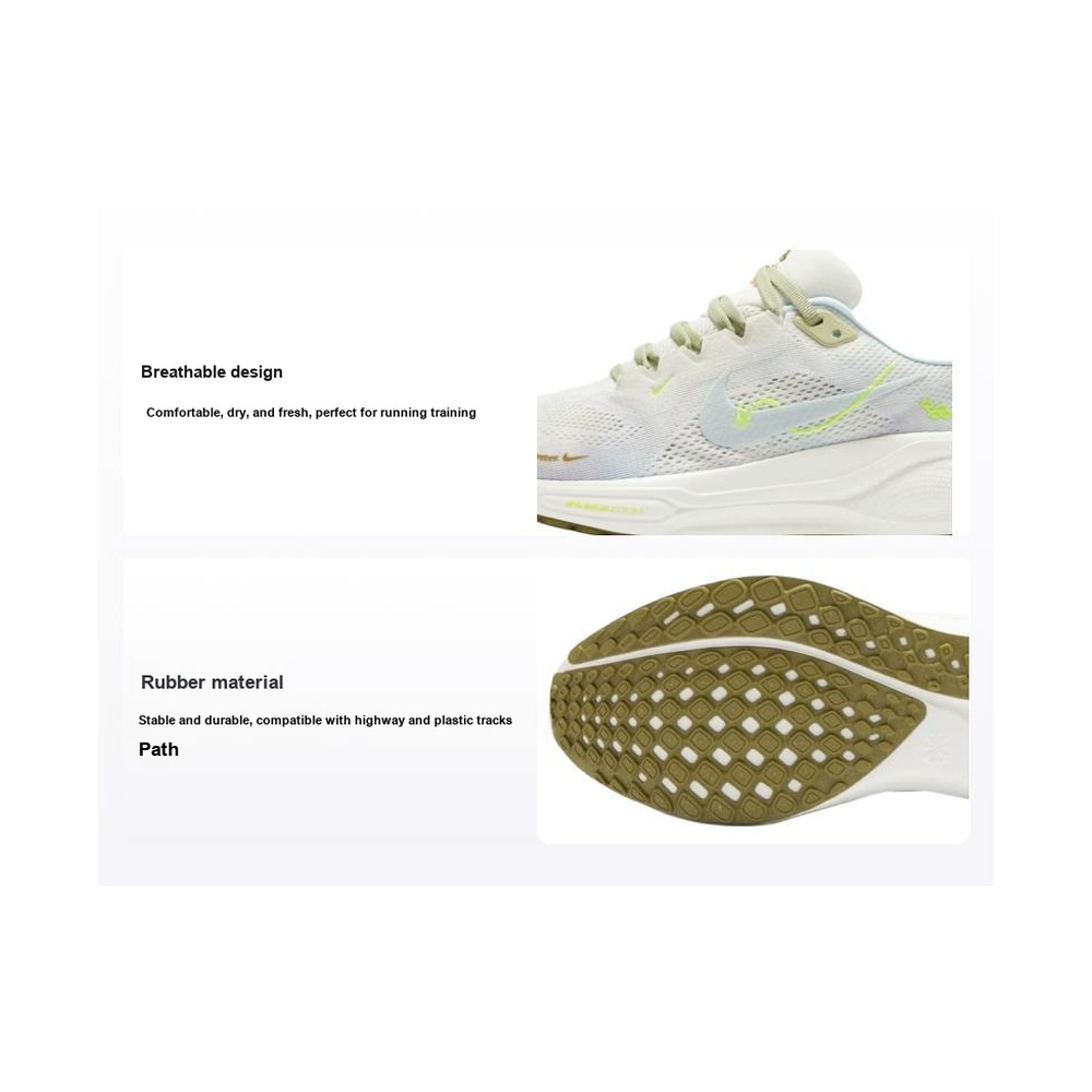 Nike Pegasus 41 'White / Atomic Pink / Racer Blue / Black' Женские
