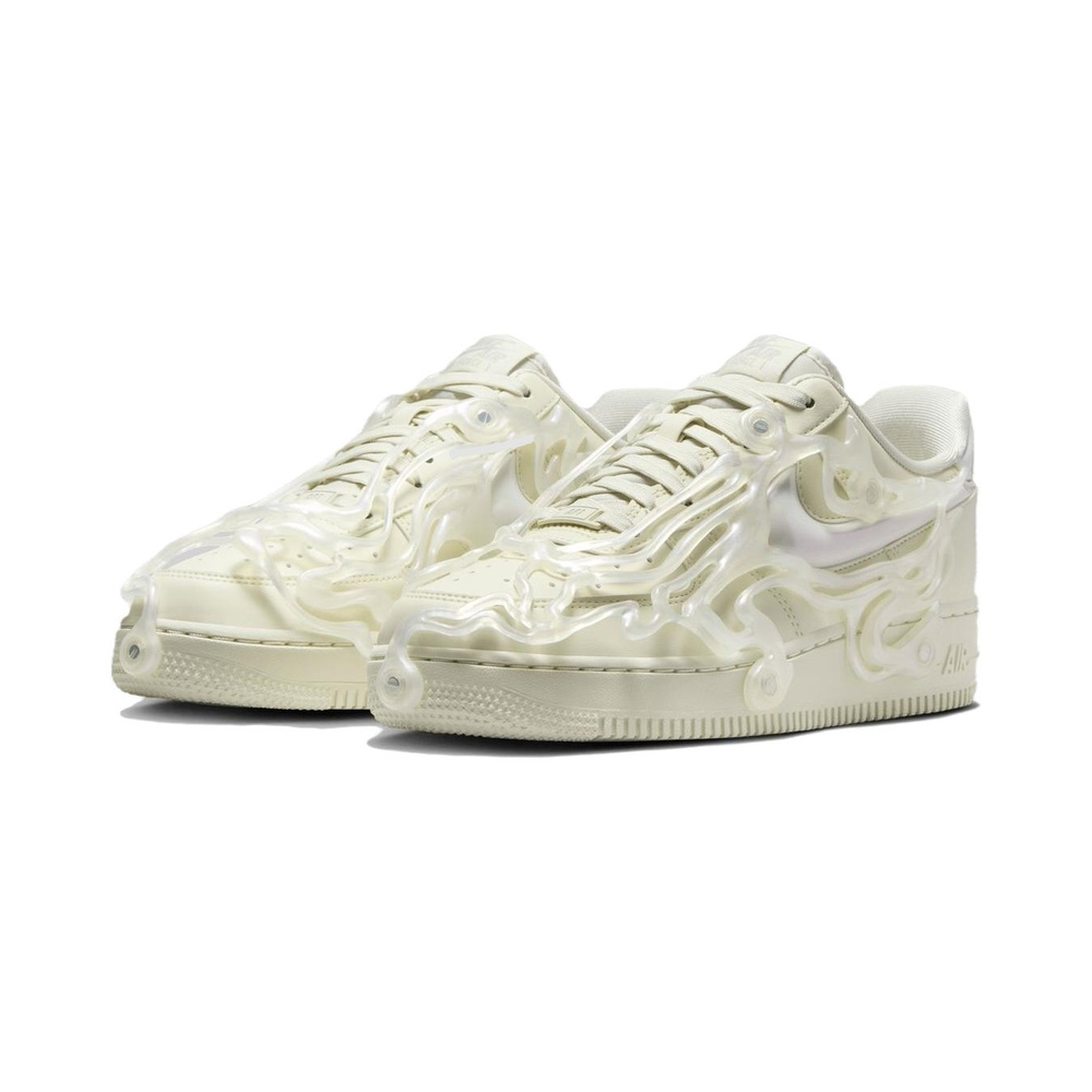 Nike Air Force 1 'Light Bone / Metallic Dark Grey / Black' Мужские