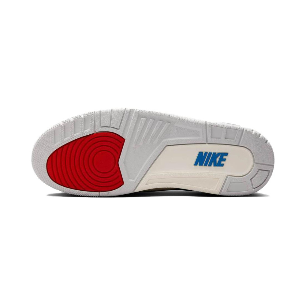 Air Jordan 3 'White / Work Blue / Wolf Grey' Мужские