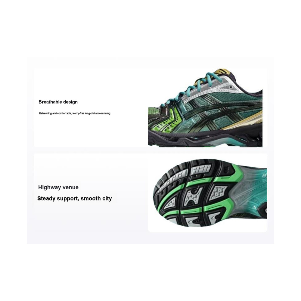ASICS Gel-Kayano 14 'Black Green' Мужские