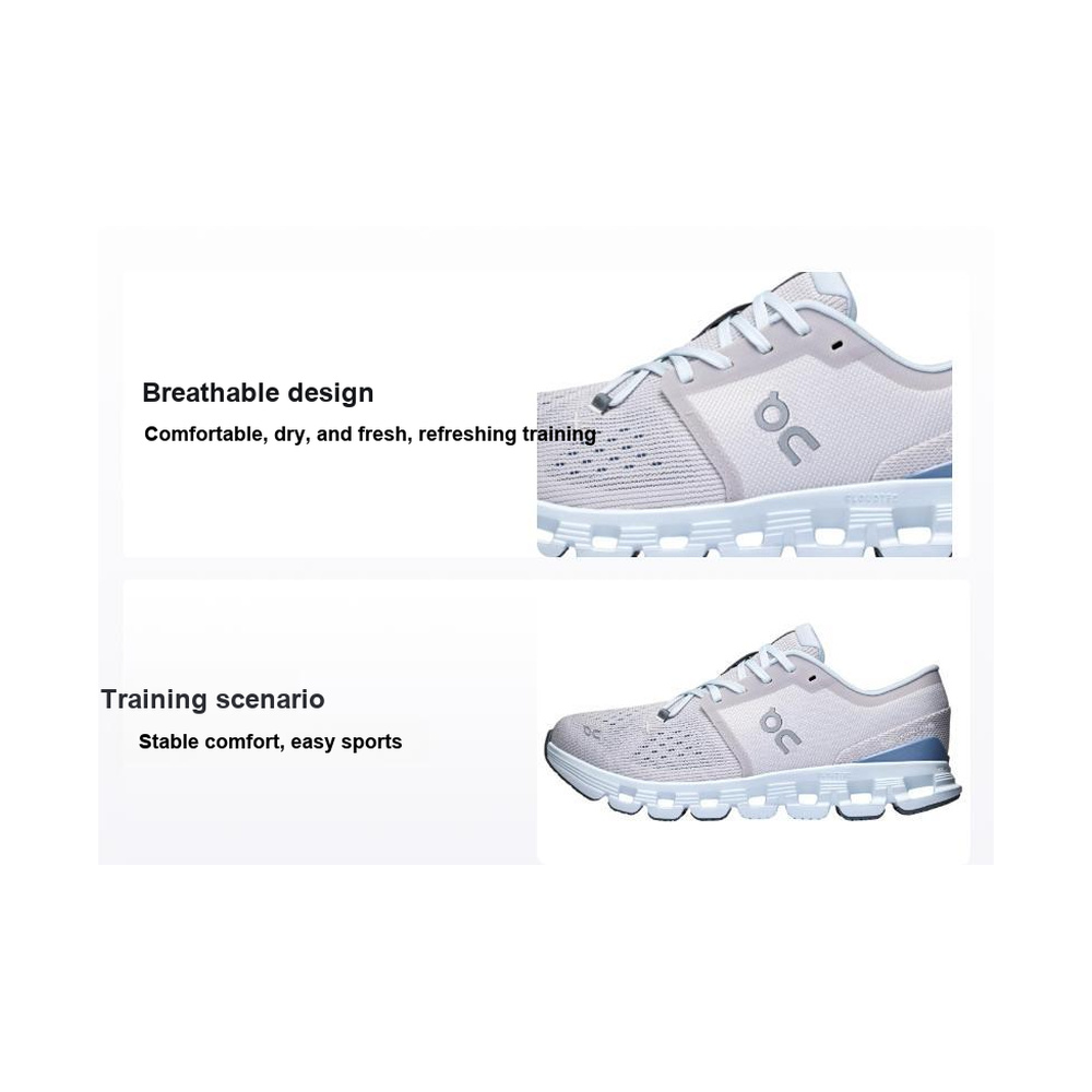 On Cloud X 4 'Grey Silver' Женские