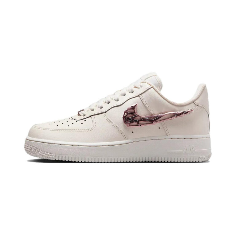 Nike Air Force 1 'Liquid Metal Swoosh Metallic Pink' Женские