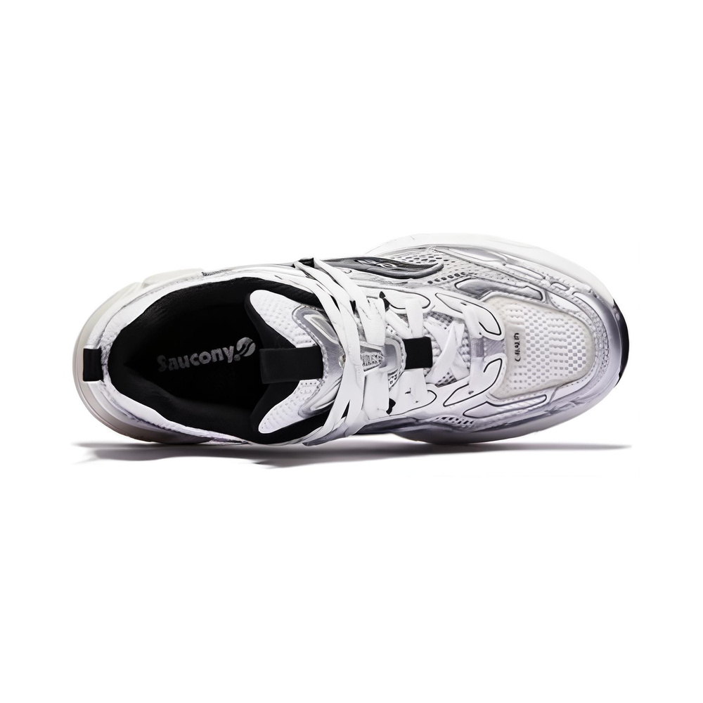 Saucony 2k Cavalry 'White Silver Black' Мужские