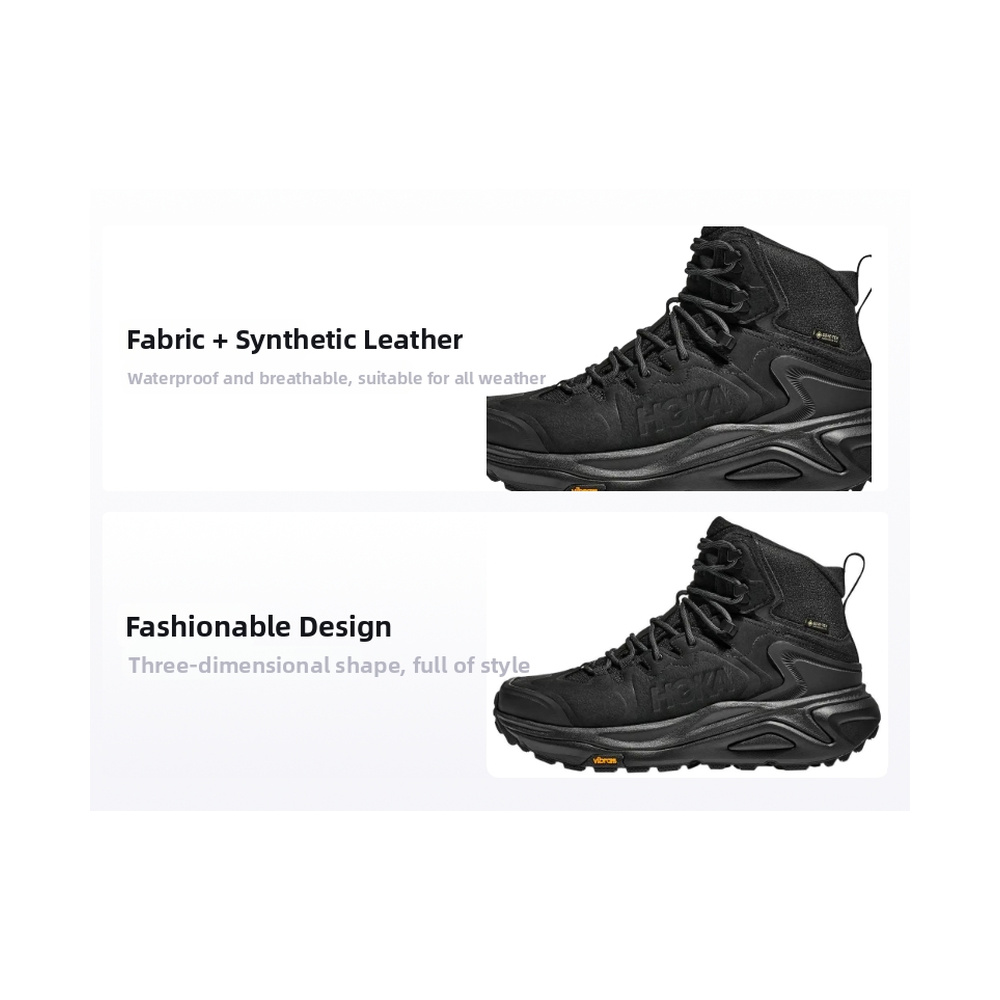 Hoka Kaha 3 'GTX Hi All Black' Мужские