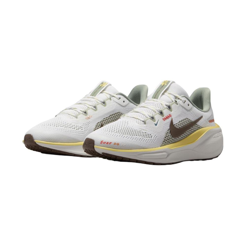 Nike Pegasus 41 'White / Dark Smoke Grey / Metallic Dark Grey / Black' Детские