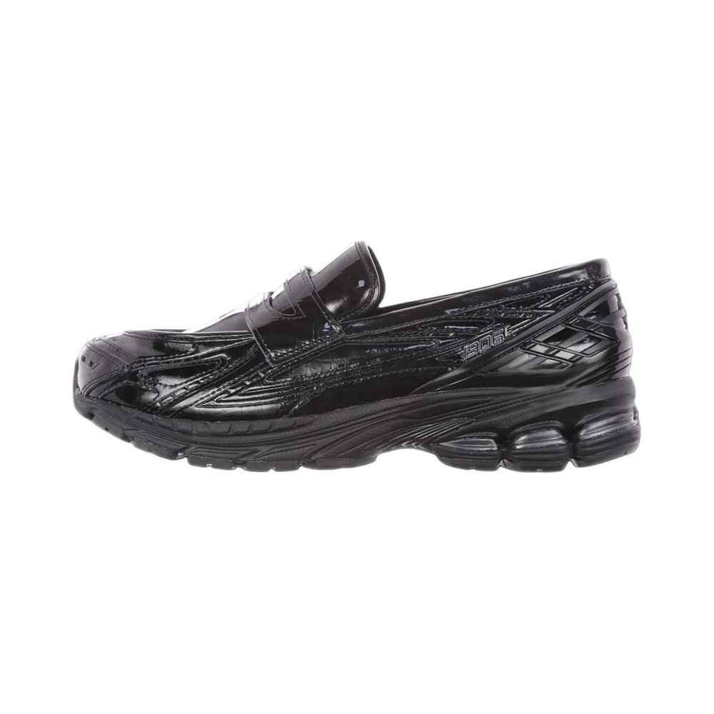 Black Patent Croc