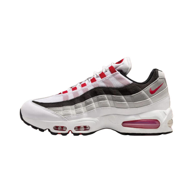 Nike Air Max 95 'White / Neutral Grey / Medium Grey / Comet Red' Мужские