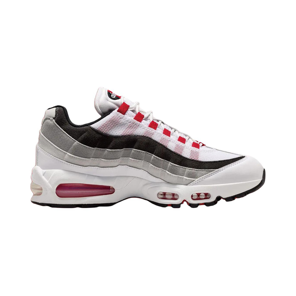 Nike Air Max 95 'White / Neutral Grey / Medium Grey / Comet Red' Мужские