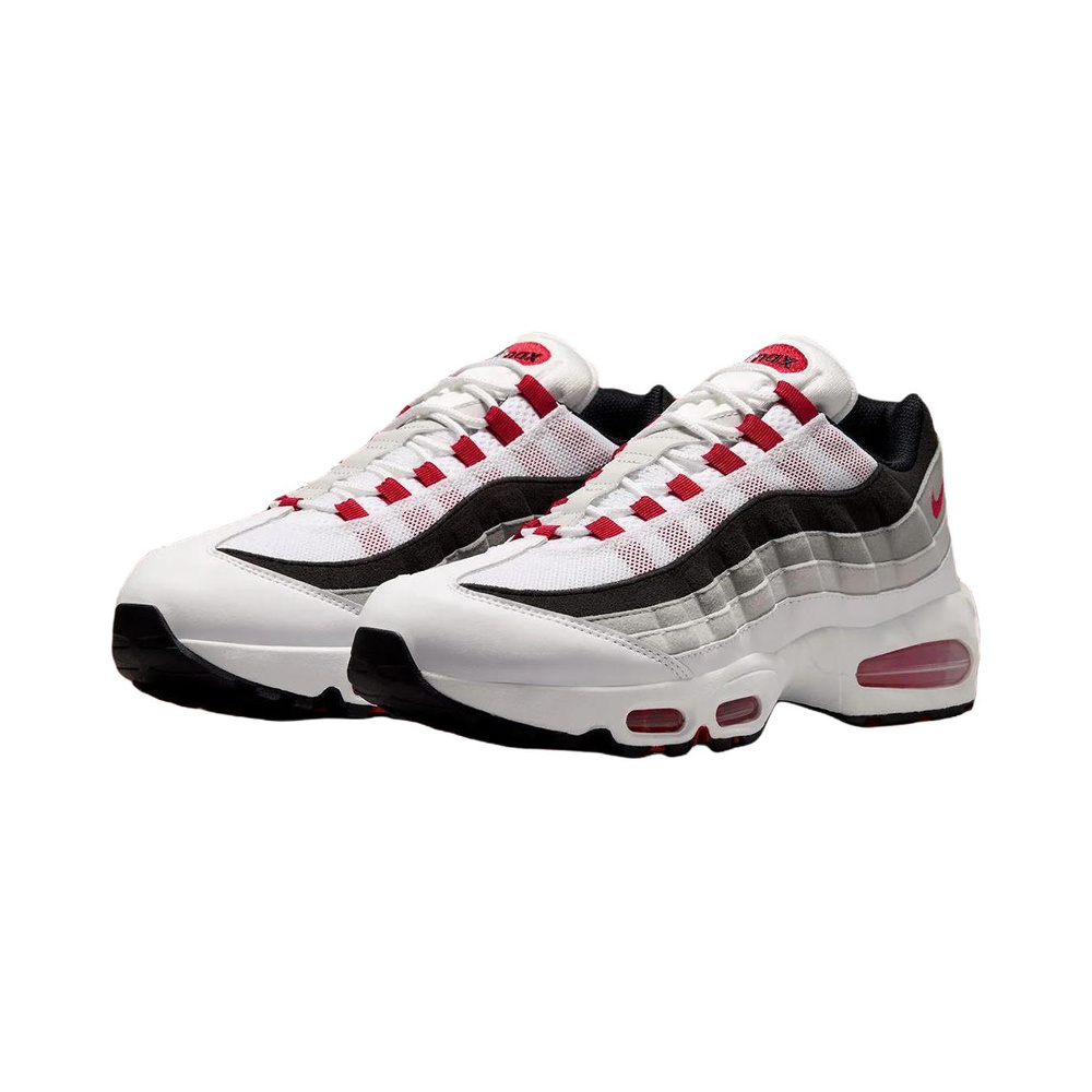 Nike Air Max 95 'White / Neutral Grey / Medium Grey / Comet Red' Мужские