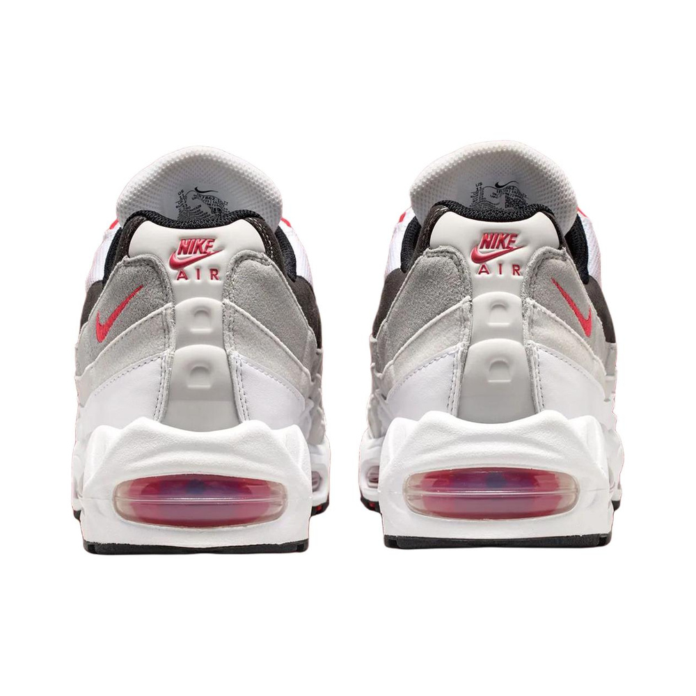 Nike Air Max 95 'White / Neutral Grey / Medium Grey / Comet Red' Мужские