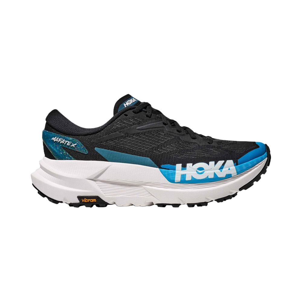 Hoka Mafate X Vibram Megagrip 'Black / Blue' Мужские